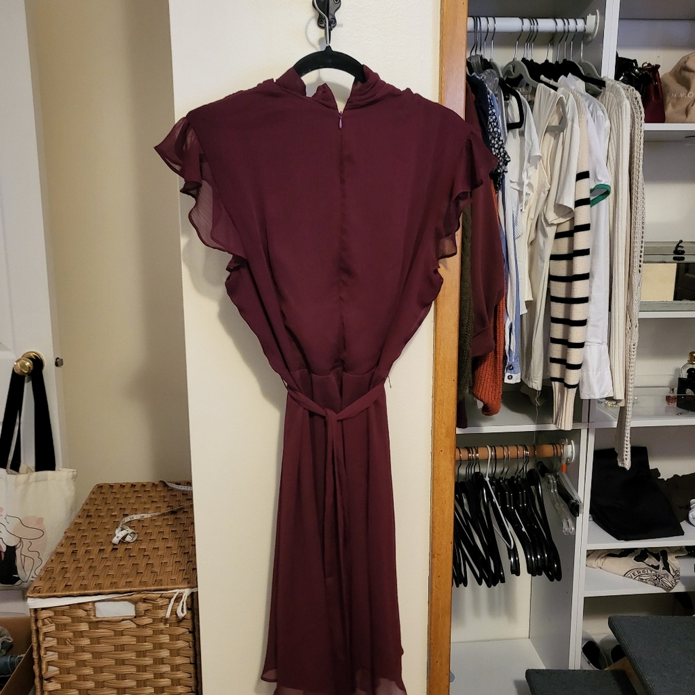 DKNY Rich Burgundy Dress - Picture 3 of 3